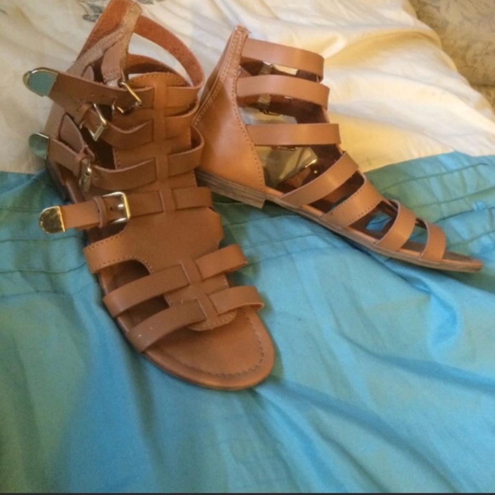 Brown Gladiator Sandals